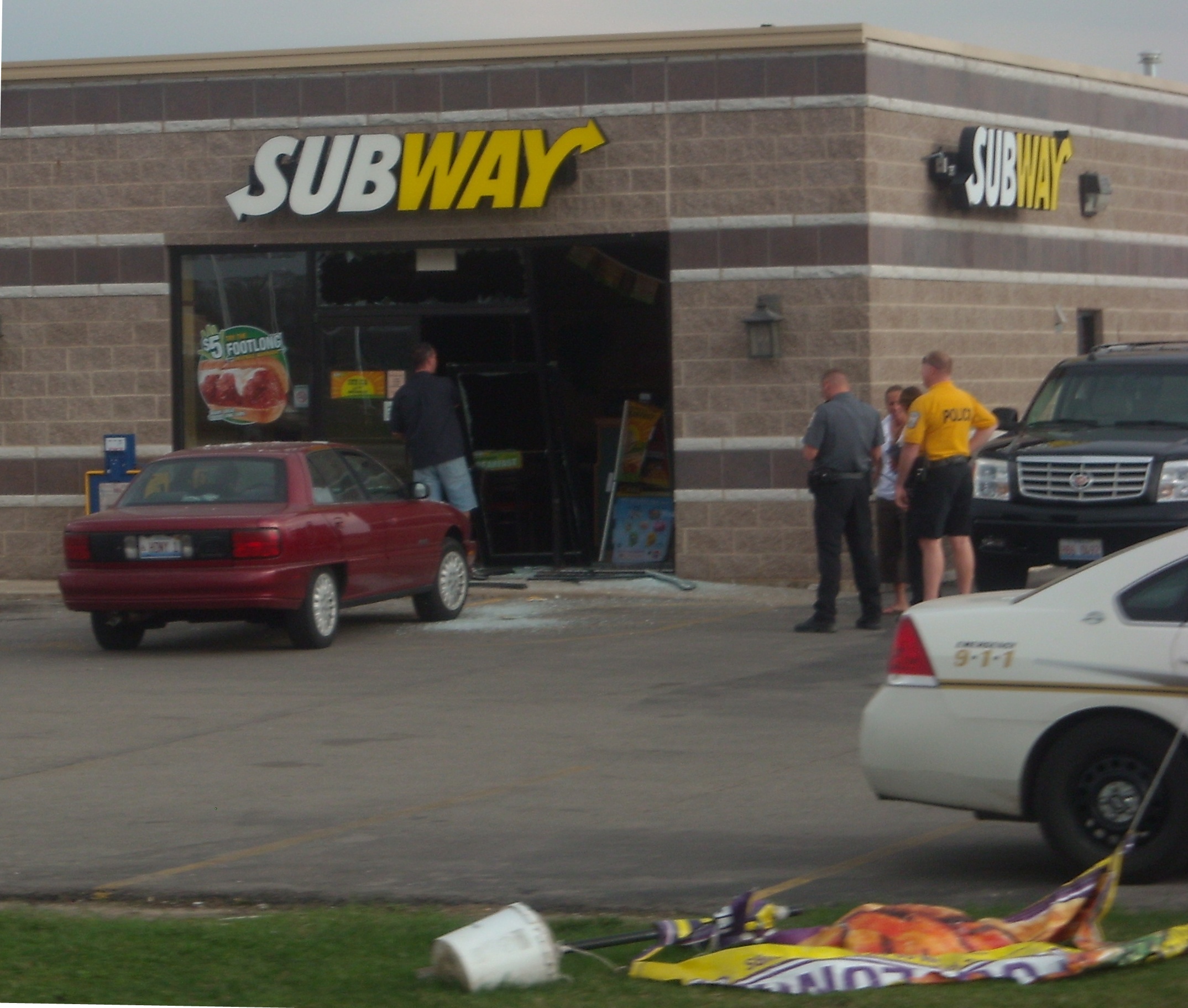 Thank you; drive thru - courtesy of Wanda